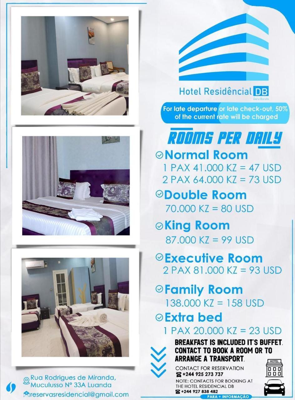 Residencial Db Hotel Luanda Buitenkant foto